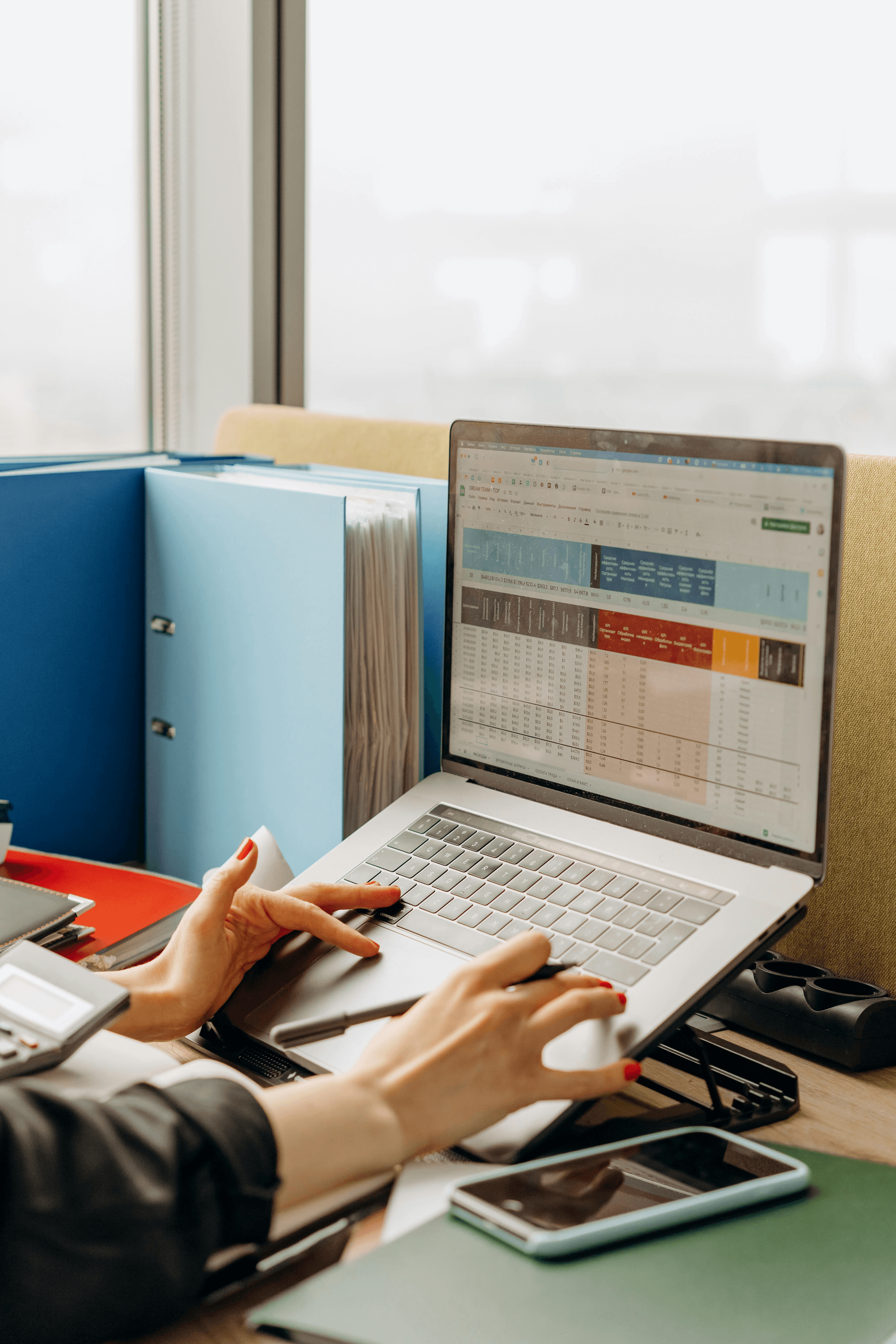 Security analysts at their workstations
