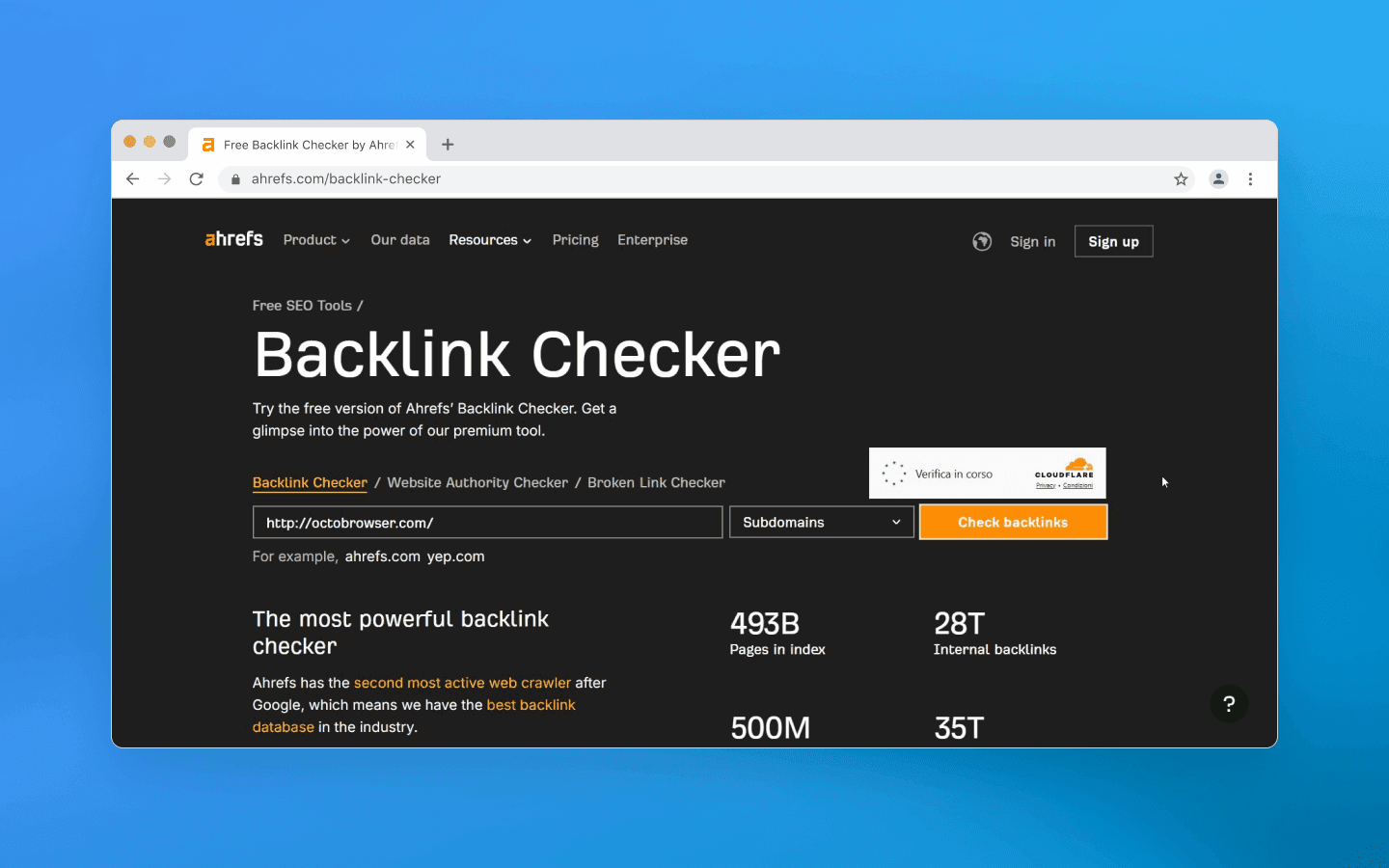Backlink Checker