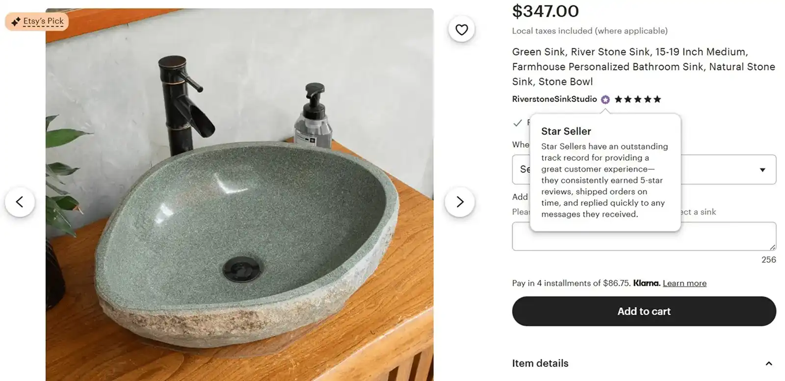 Etsy Star Seller Badge