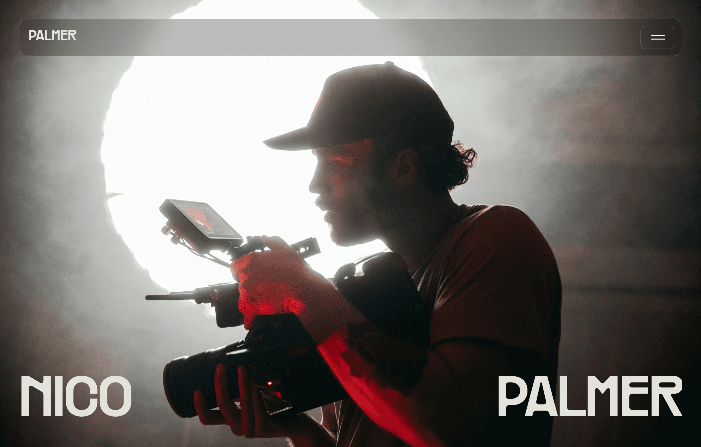 Sleek high modern unique animation based website made with react