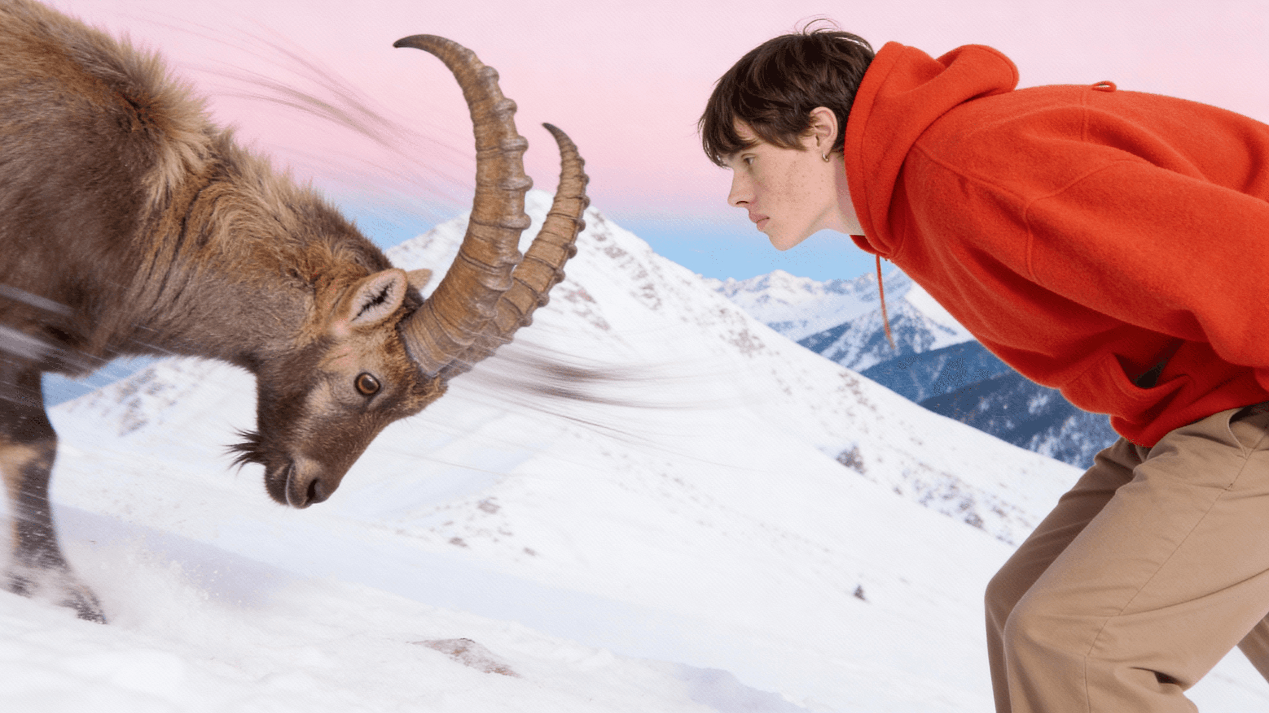 Winter fashion textile interacting with frozen elements, Material science visualization, Macro detail clarity, Luxury Outerwear Campaign, Engineered by Aventi