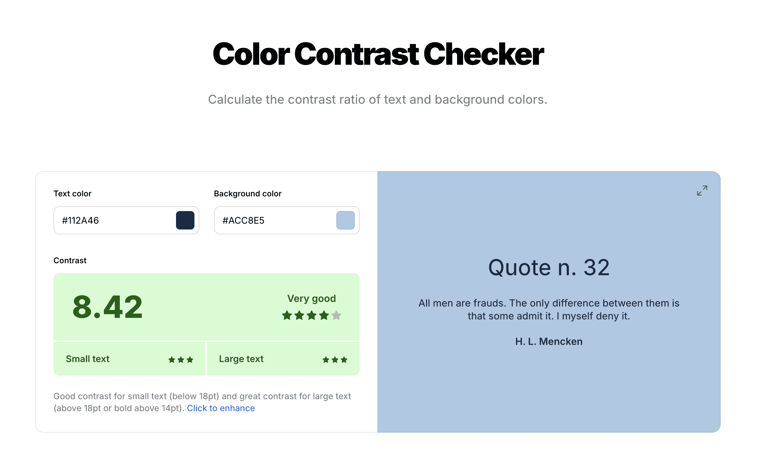 Contrast Checker