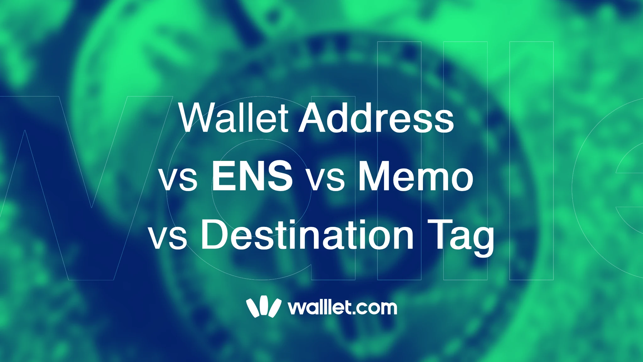 Wallet Address vs ENS vs Memo vs Destination Tag