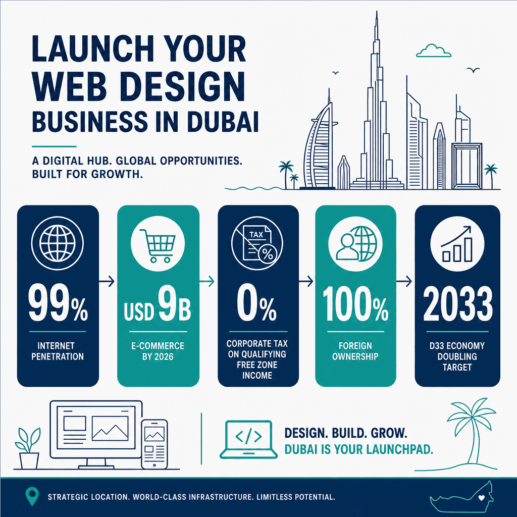 Infographic: Start a Web-Design Business in Dubai