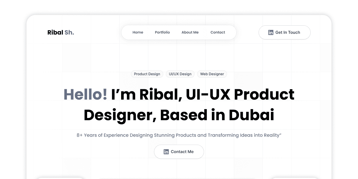 Ribal Shamseddine - UI/UX, Product & Web Designer | Let's Connect!