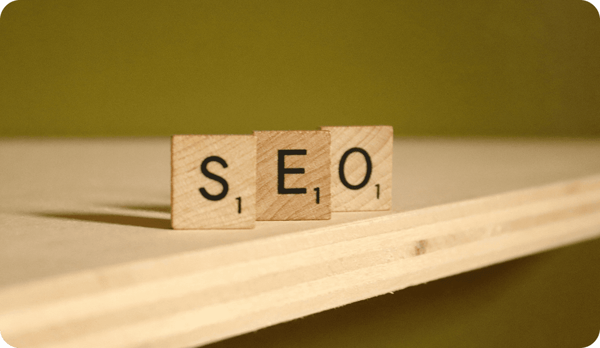SEO carved on wood