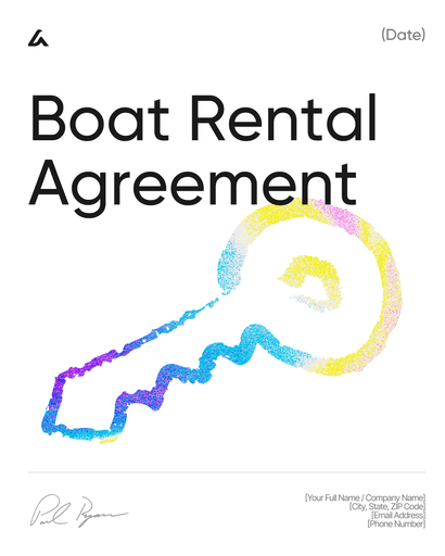Boat Rental Agreement