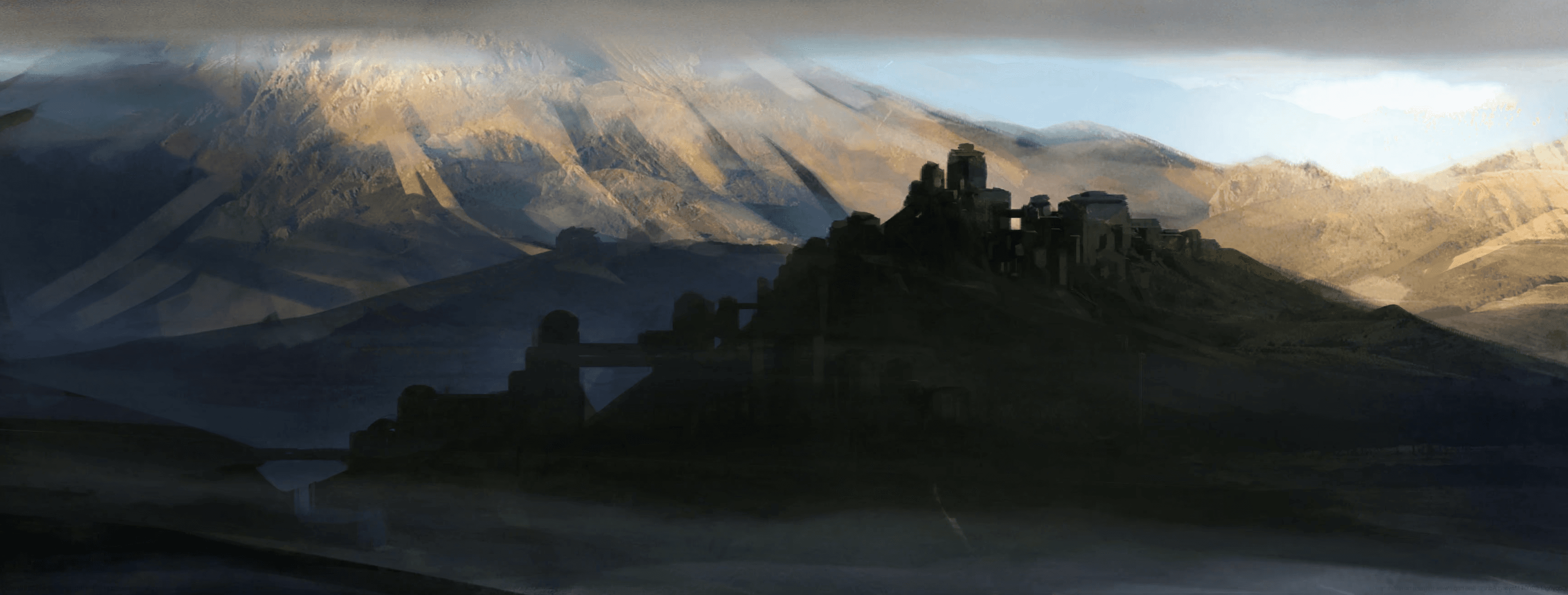 The Hobbit concept art – environment design contributing to the film's visual language