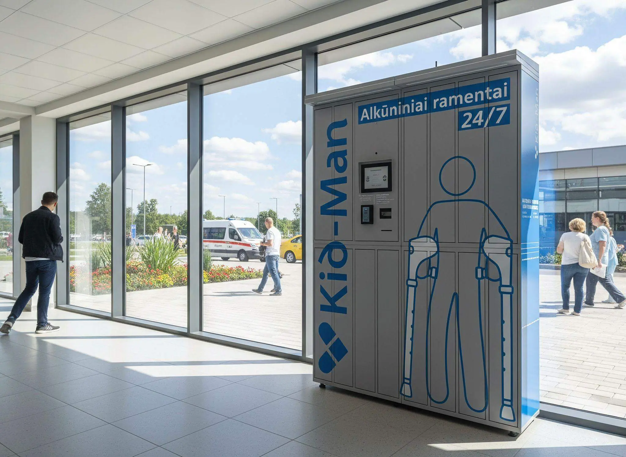 Medical device storage lockers for automated dispensing of supplies and equipment