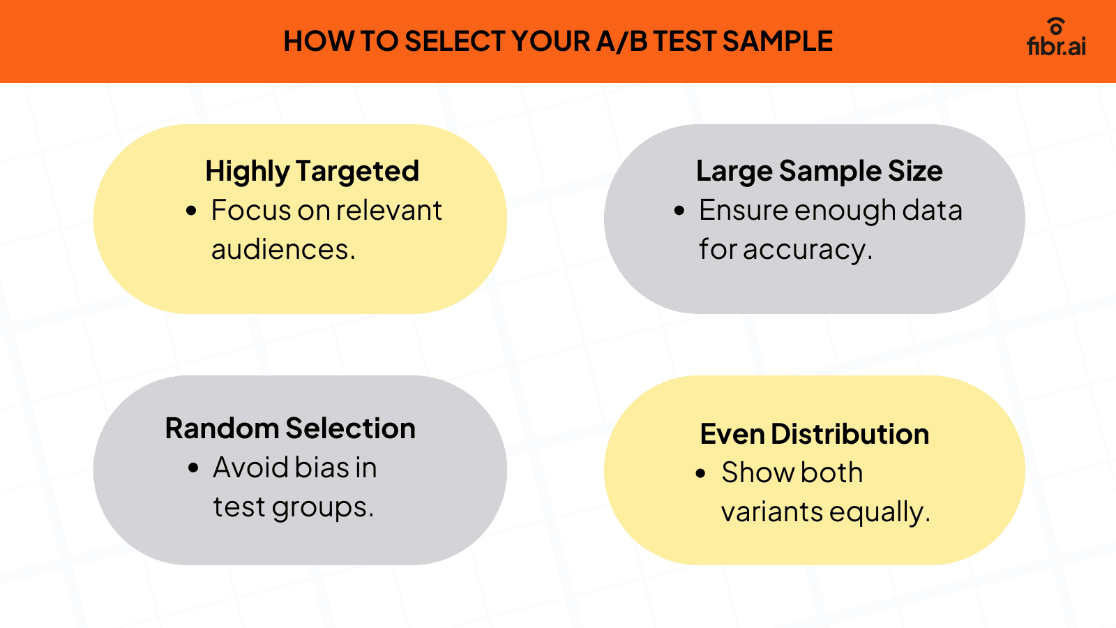 How to select sample