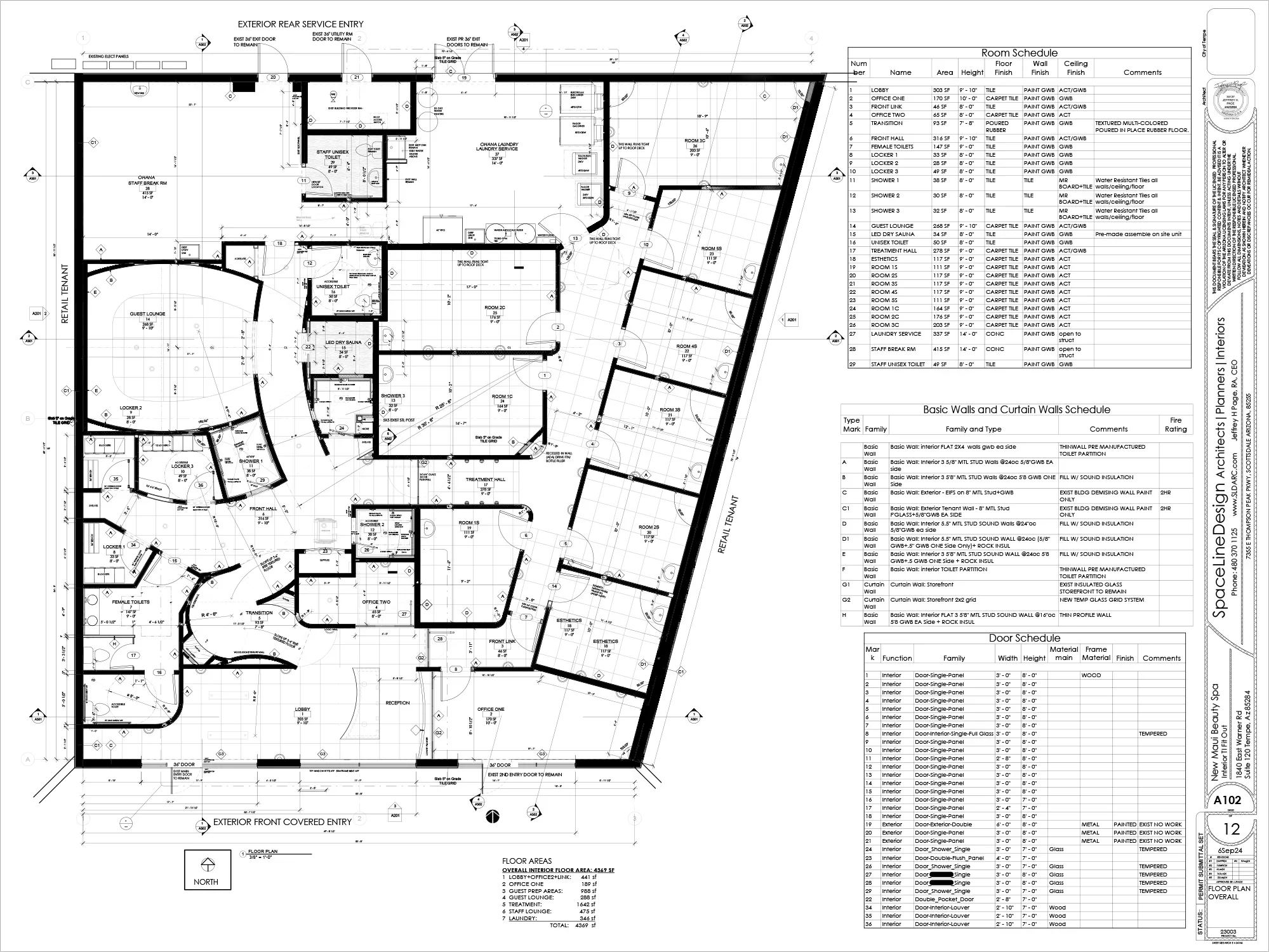 Floor plan by SpaceLineDesign; SLD Architects, Arizona's luxury desert design.