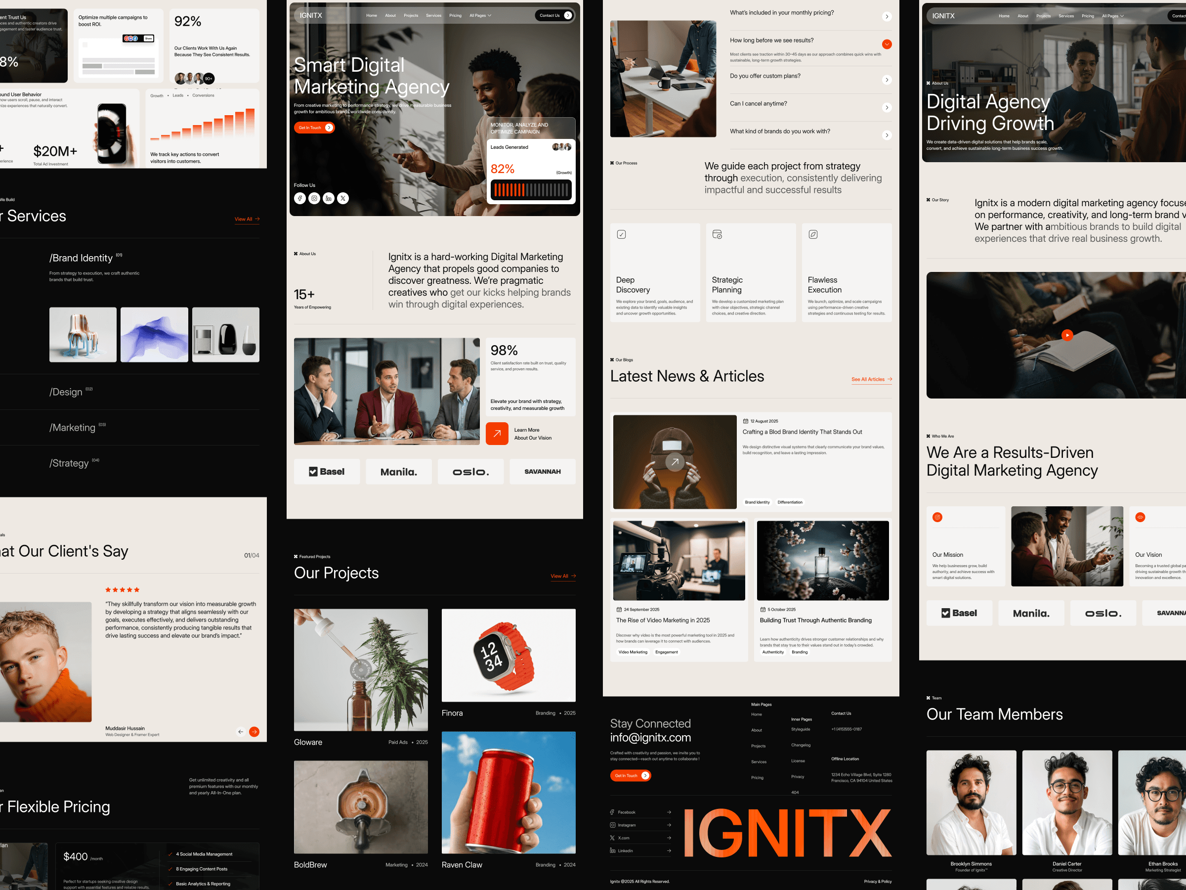 agency framer template