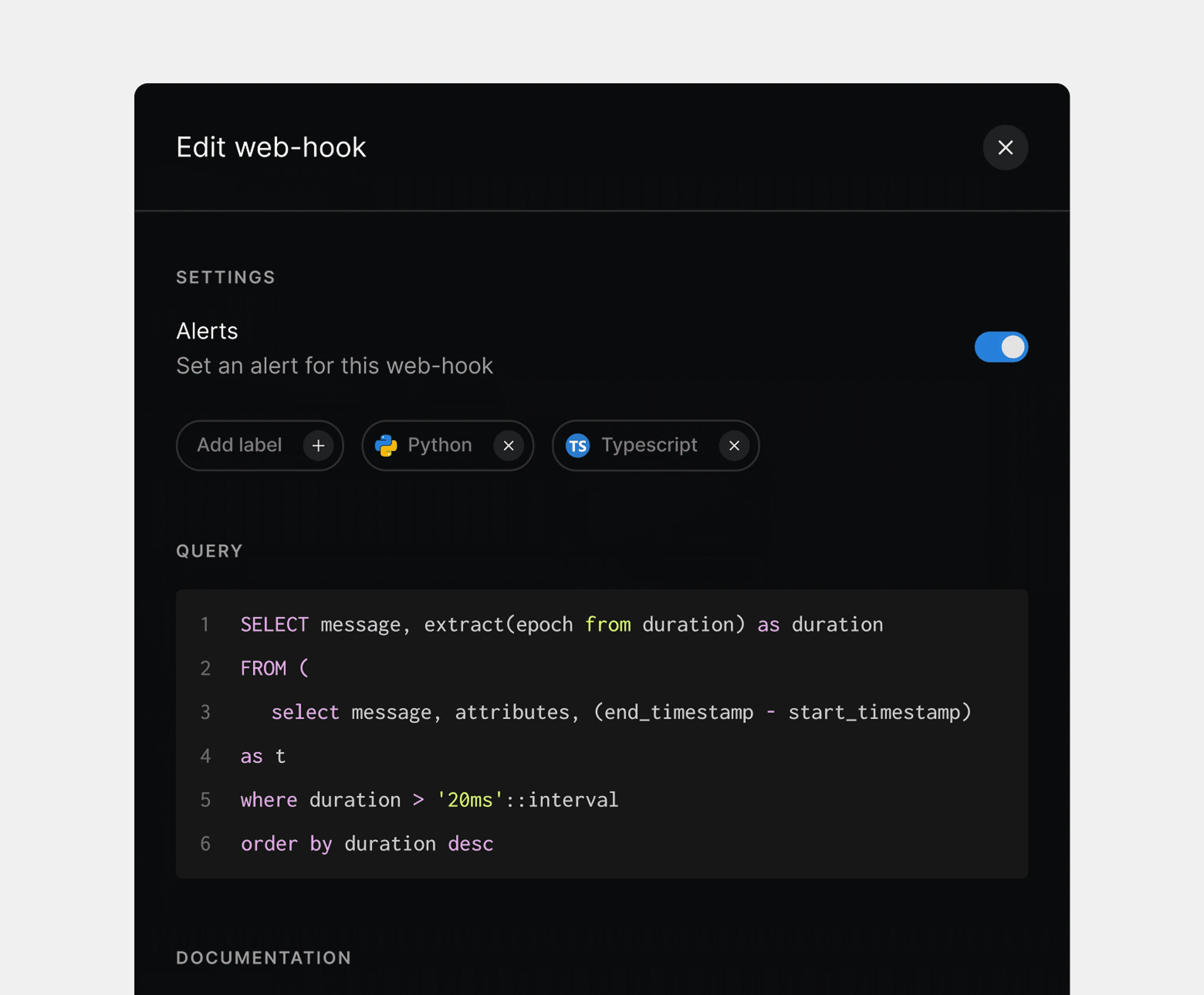 Automation & Webhook Builder