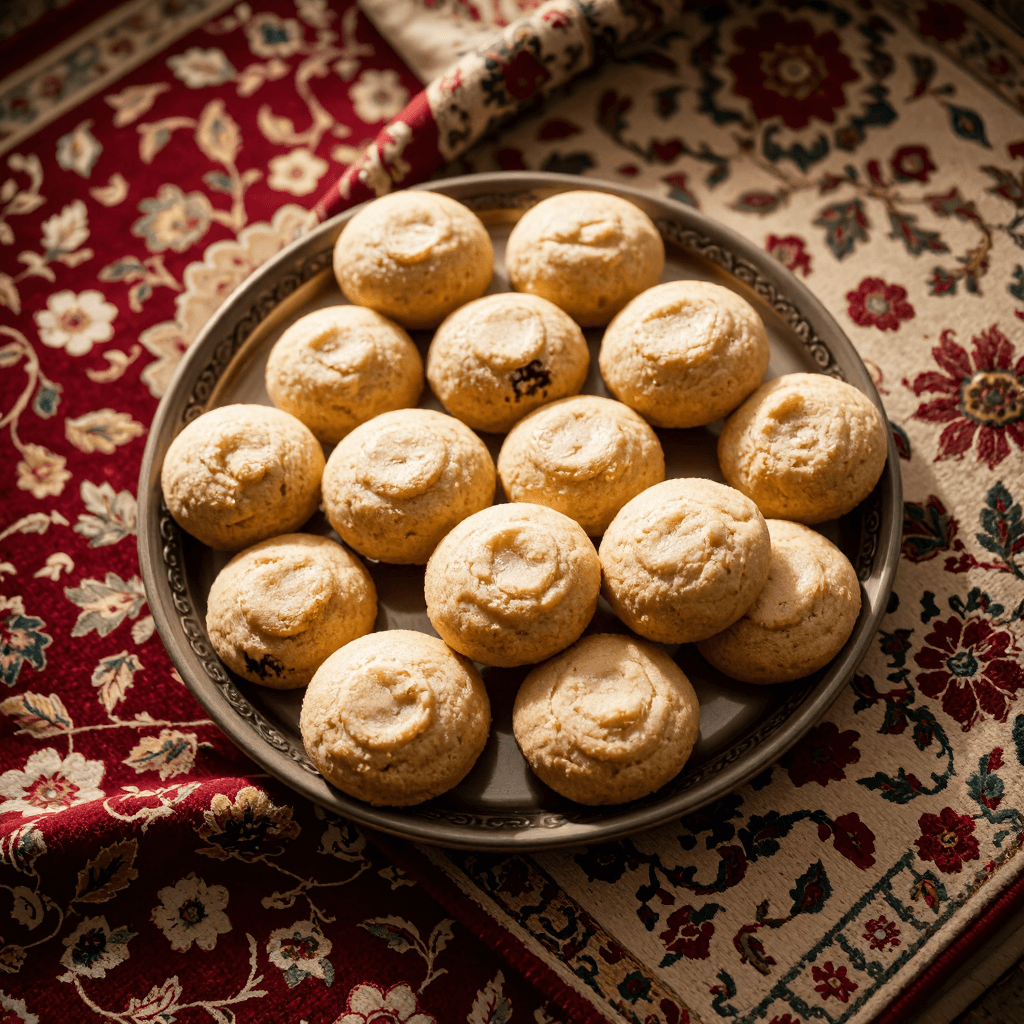 product photography of a plate of cookies
