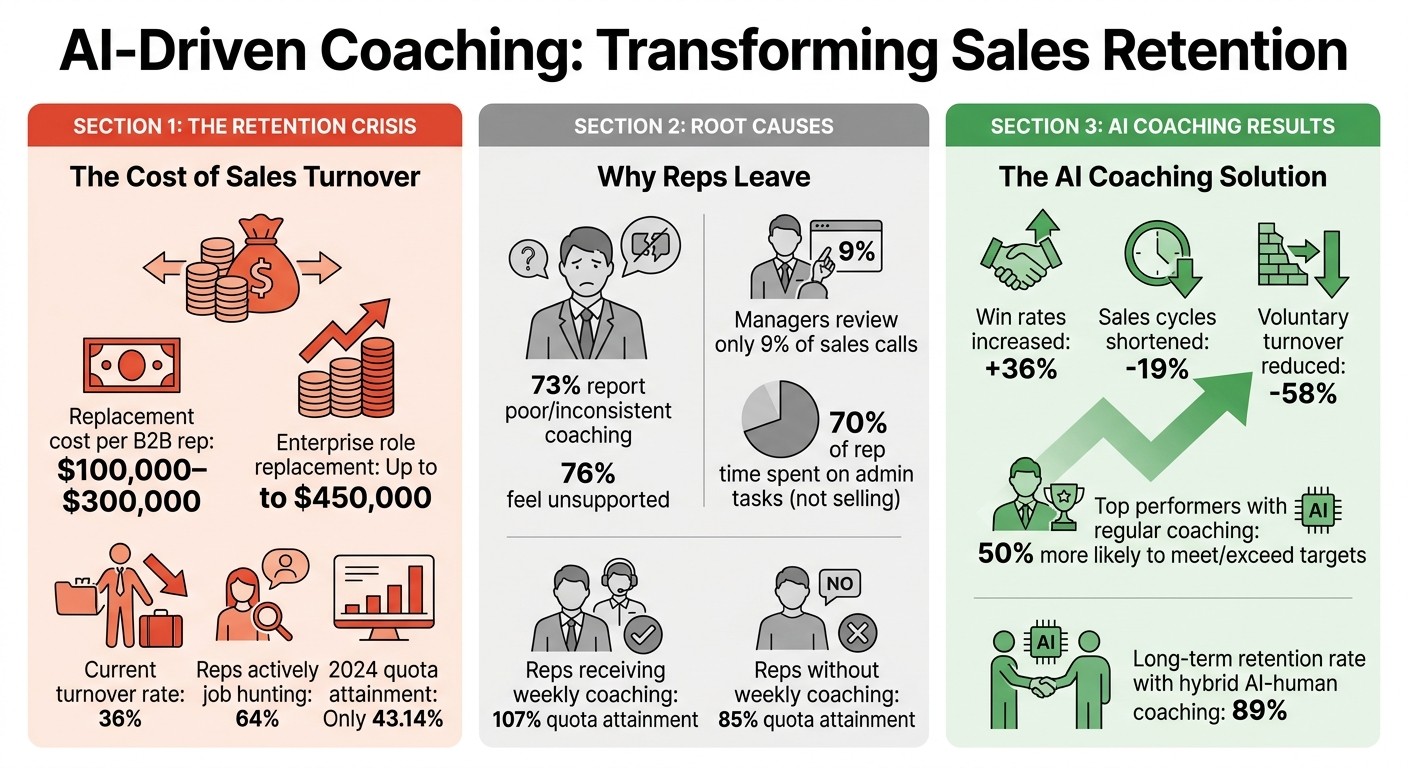 AI Coaching Impact on Sales Performance and Retention Statistics