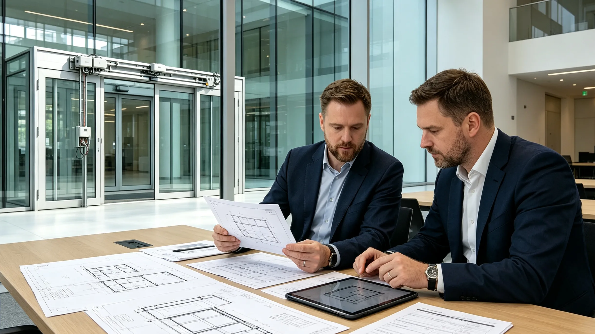 Choosing an automatic door system based on budget and project requirements