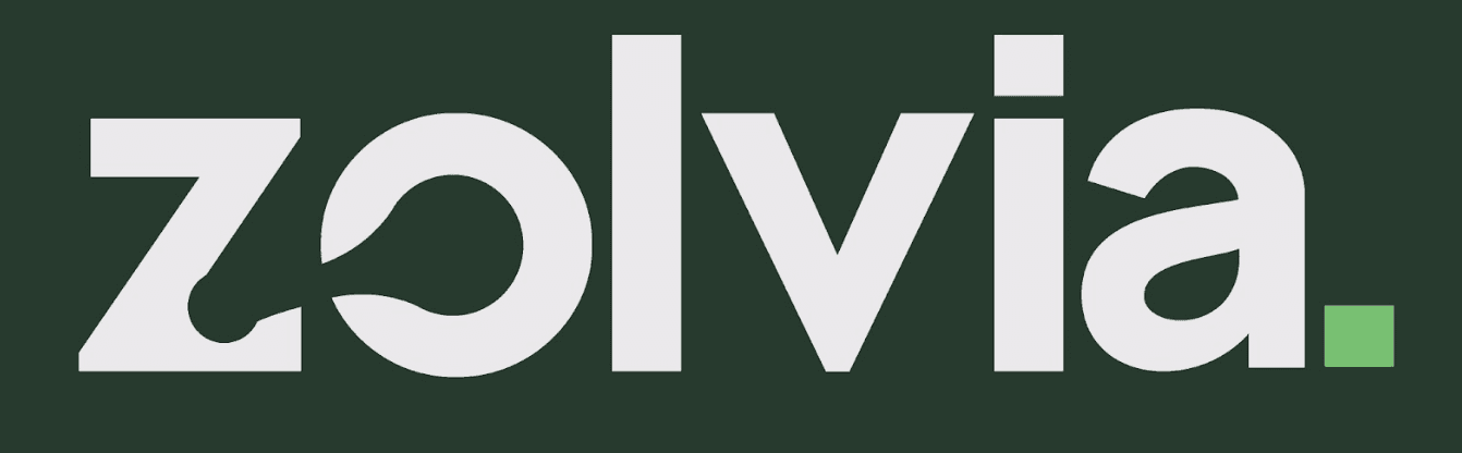 Logo with stylized text and shapes.