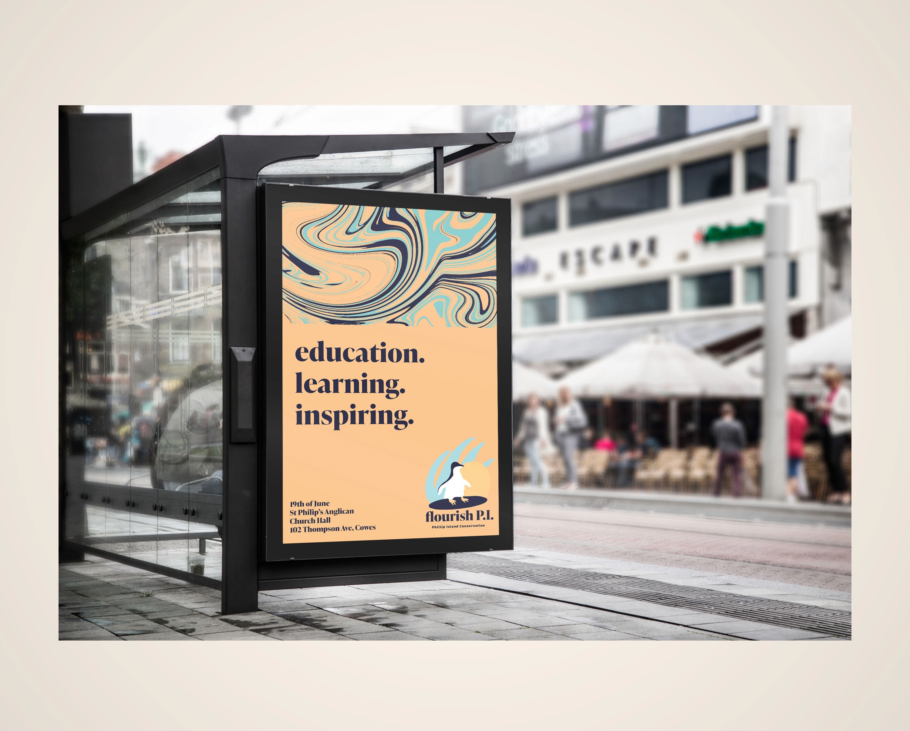 Bus Stop Poster