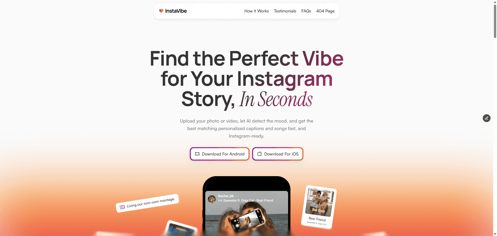 InstaVibe Framer Template