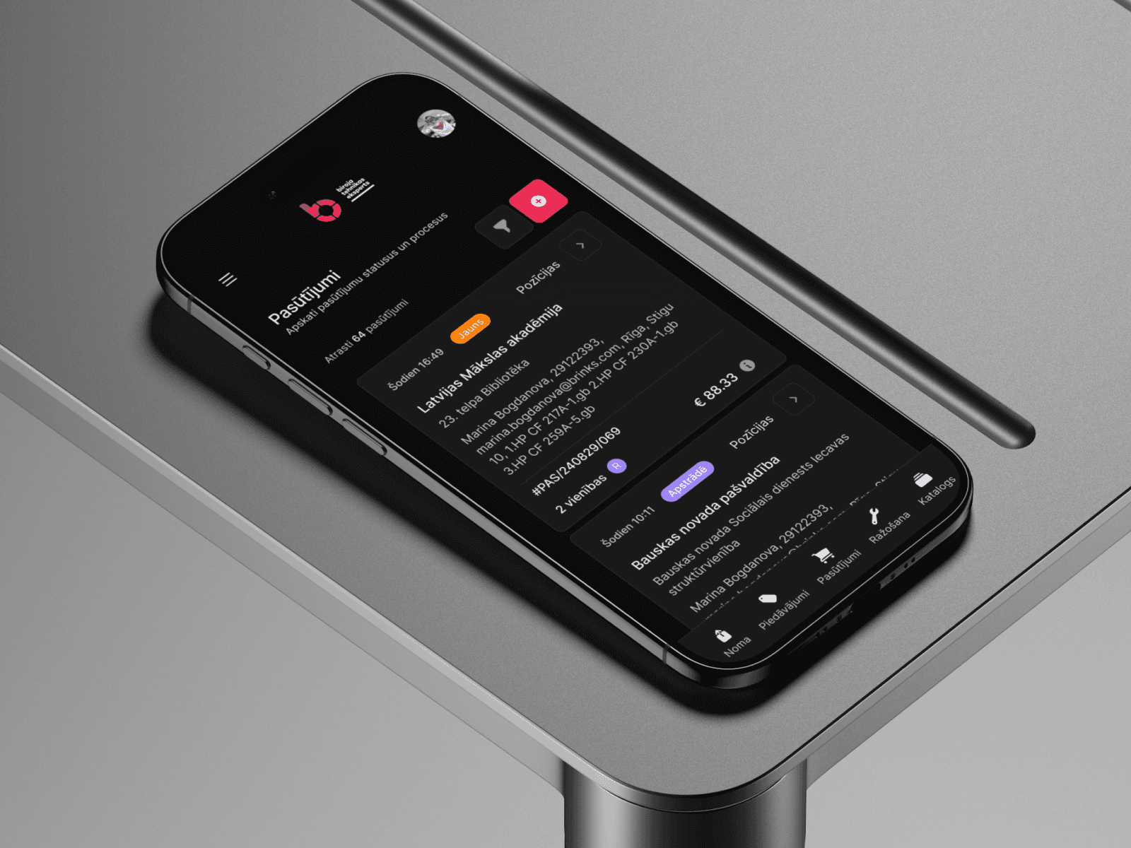 BTE UI/UX design - luut.design