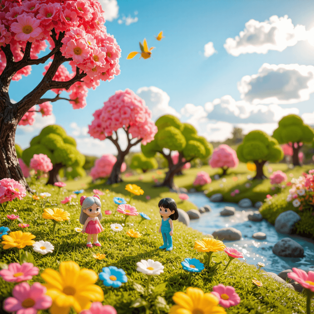 product photography of figurines