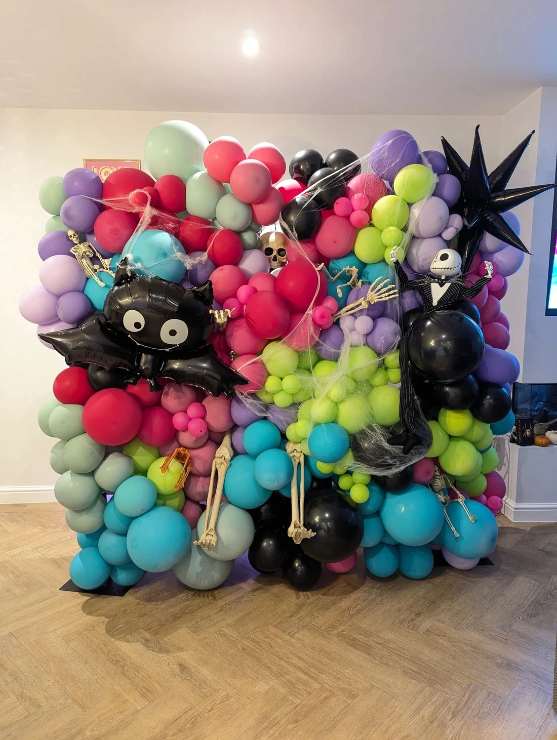 Halloween baloon wall