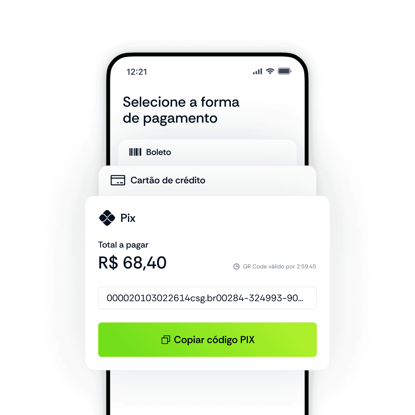 Backoffice Movvia: Múltiplos meios de pagamentos digitais