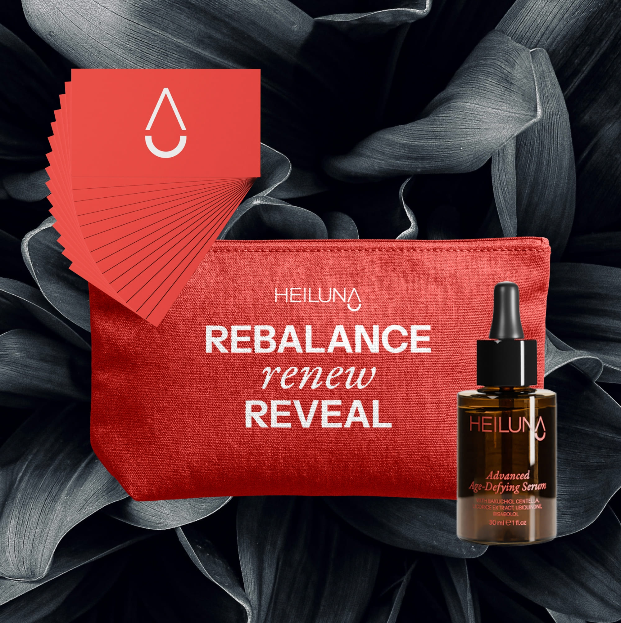 Heiluna Advanced Age-Defying Serum 3D Modelling Luxury Cosmetic Packaging Design by The Ocean Design