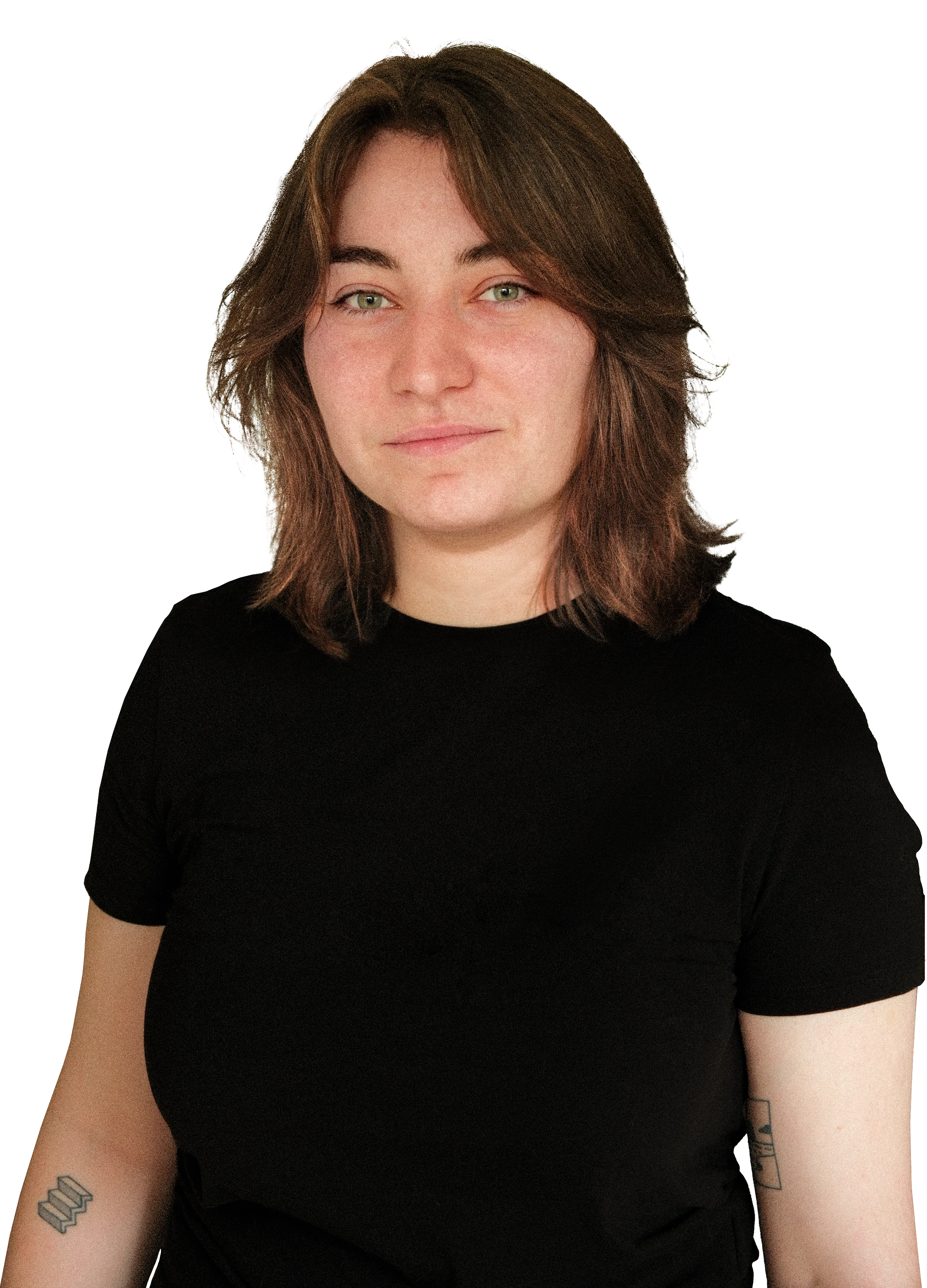 Photo de Marion Morin (m2graph) détourer qui sourie - Directrice artistique et graphiste 360 à Cholet, Nantes, la Roche-sur-Yon et toute la France