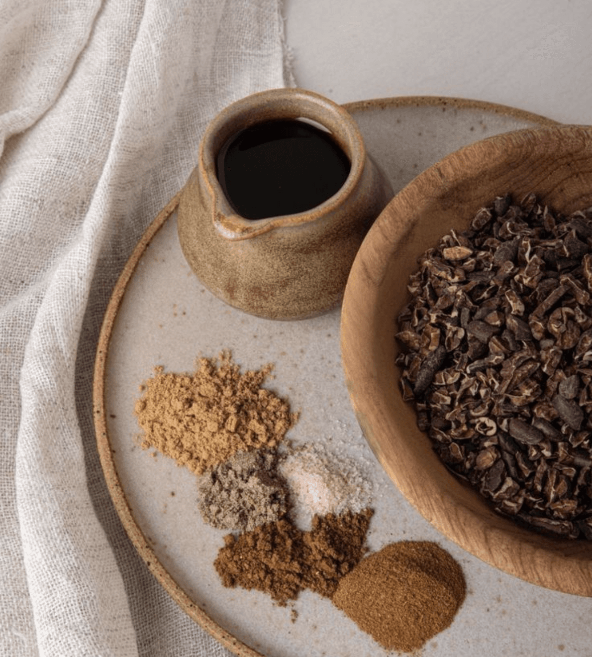 cacao ceremony with spices