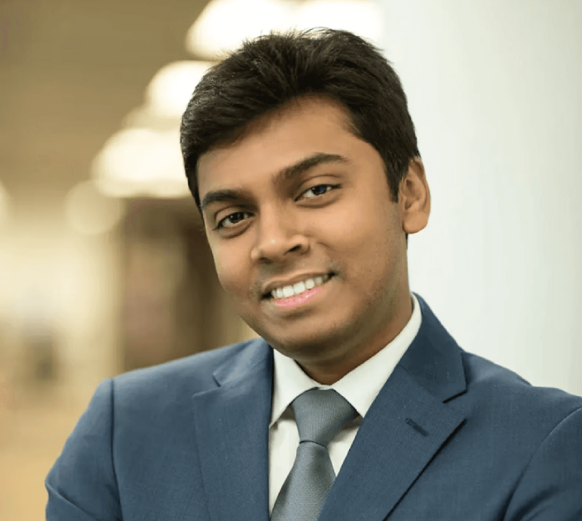 man smiling to the camera