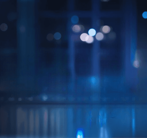 Blue chemical Solution beaker
