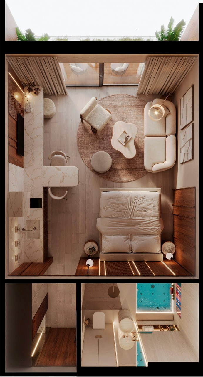 Apartment in BUDDHA Club House in Canggu, Berawa