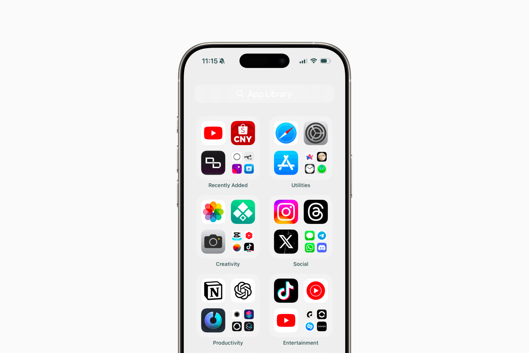 iPhone App Library