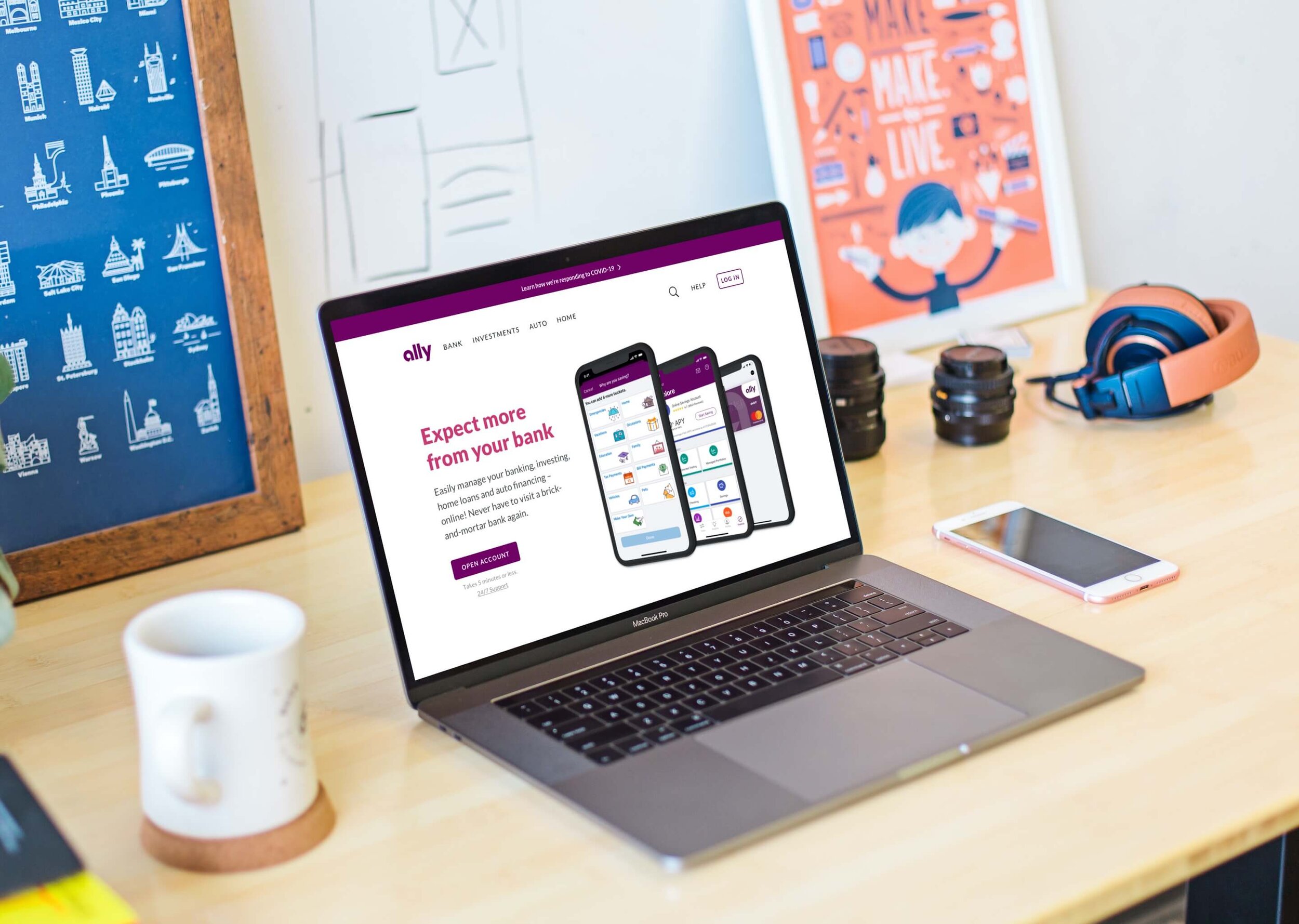 Unsolicited redesign of Ally Financial's website by Jeff Shibasaki