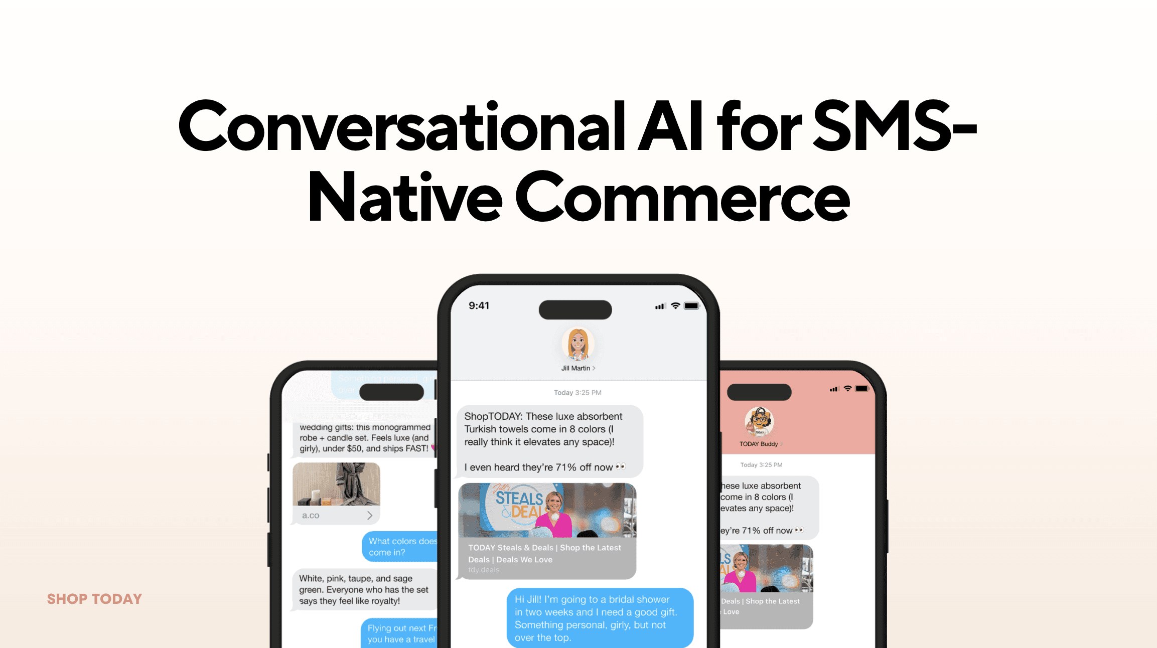 Woman wears a blue coat in a blue environment.