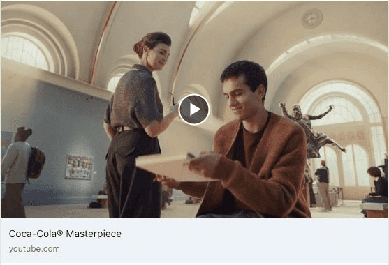 Coca Cola AI generated ad.