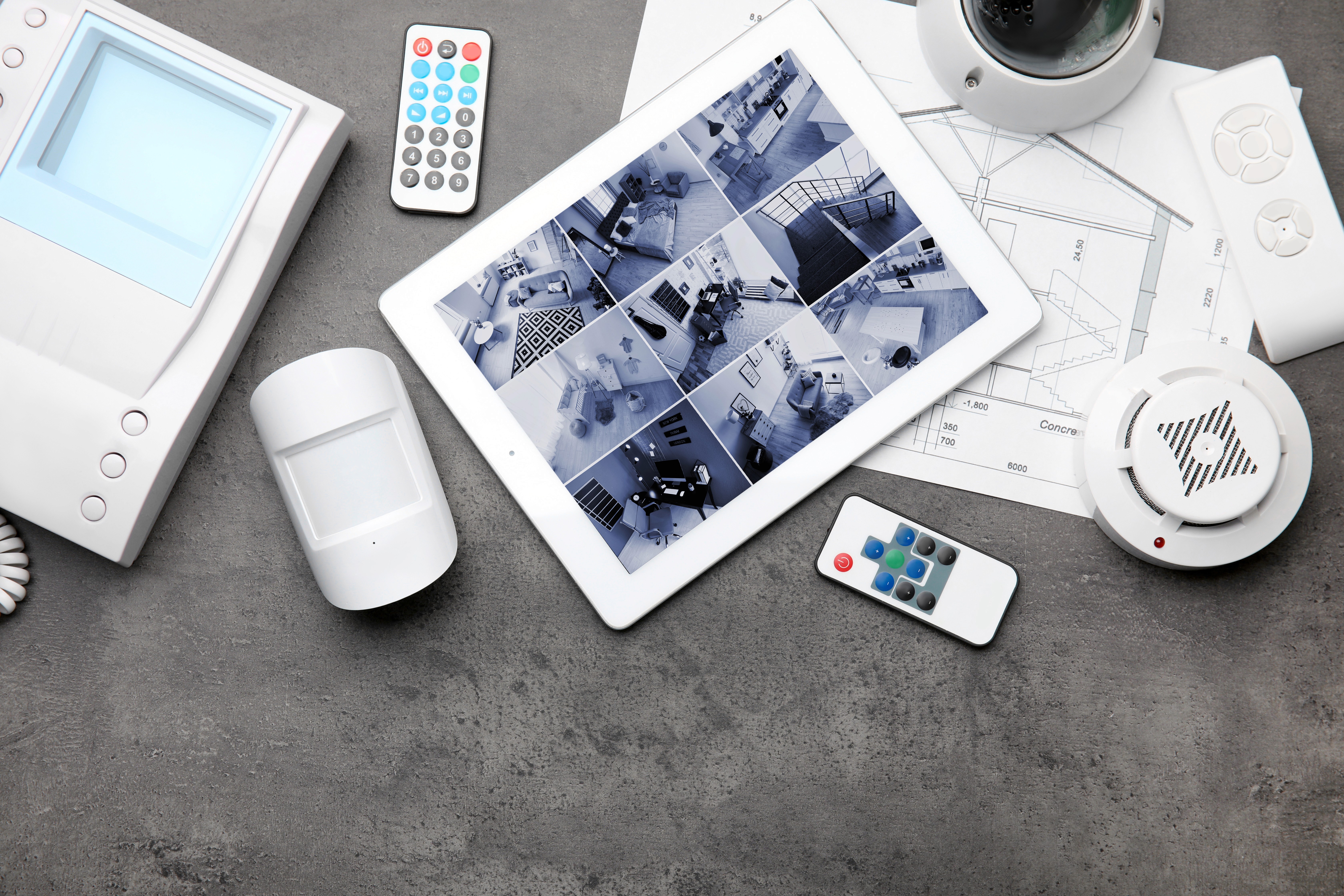 Komponenten einer Alarmanlage in Siegburg