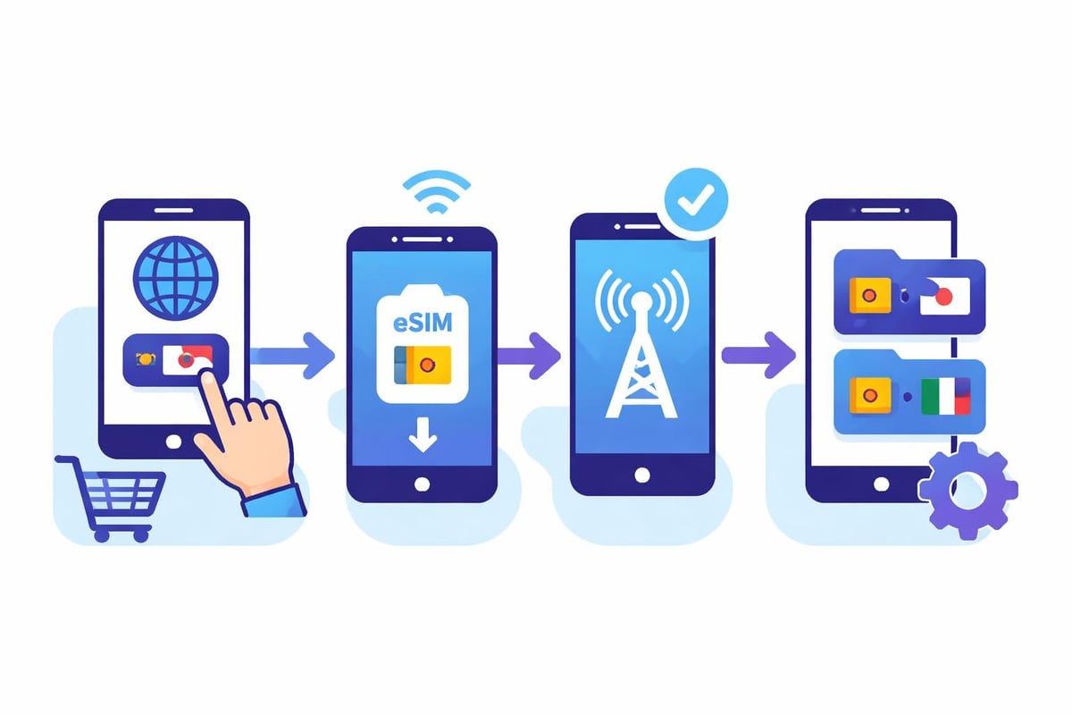 ESIM activation process
