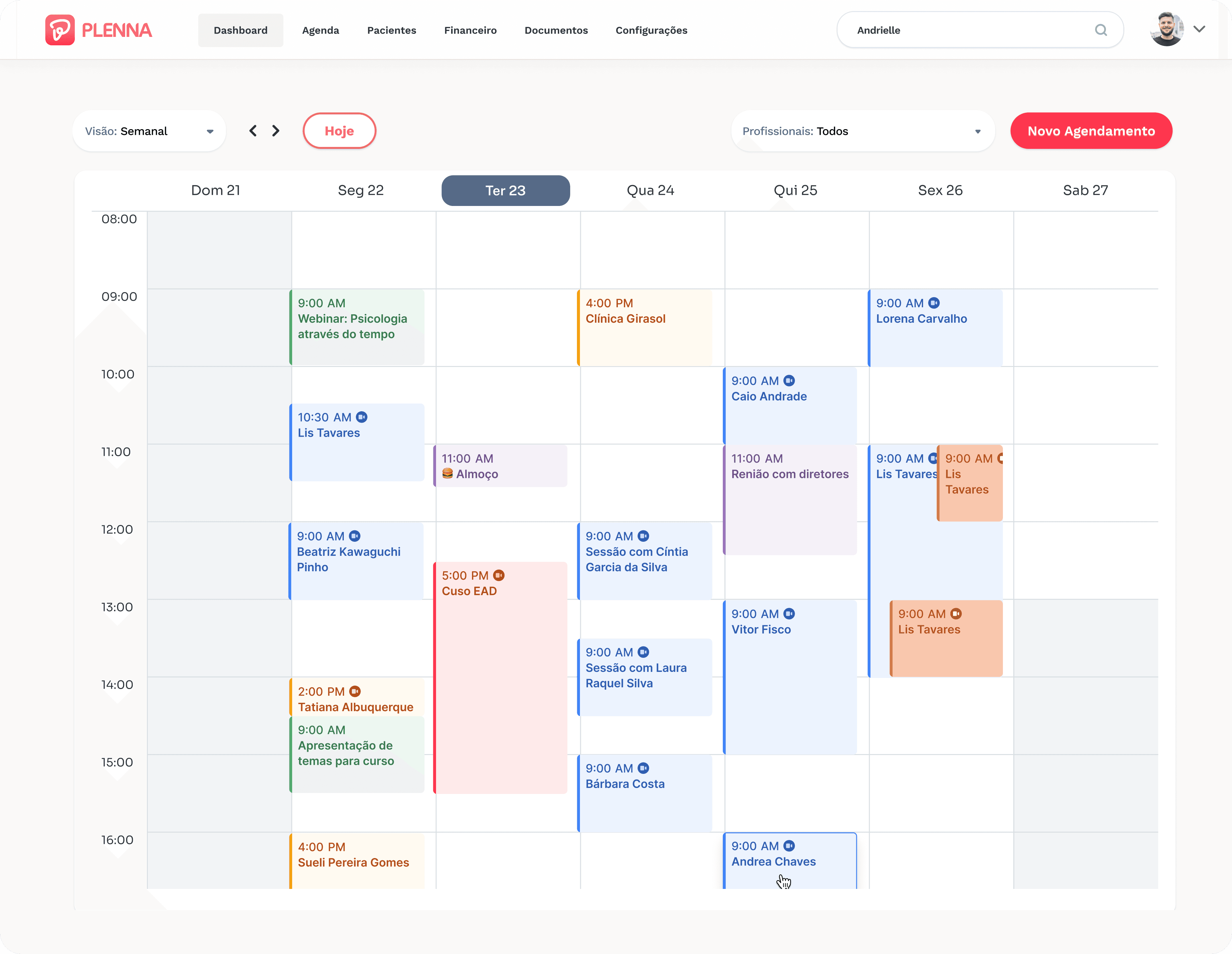 An image of Dreelio's dashboard
