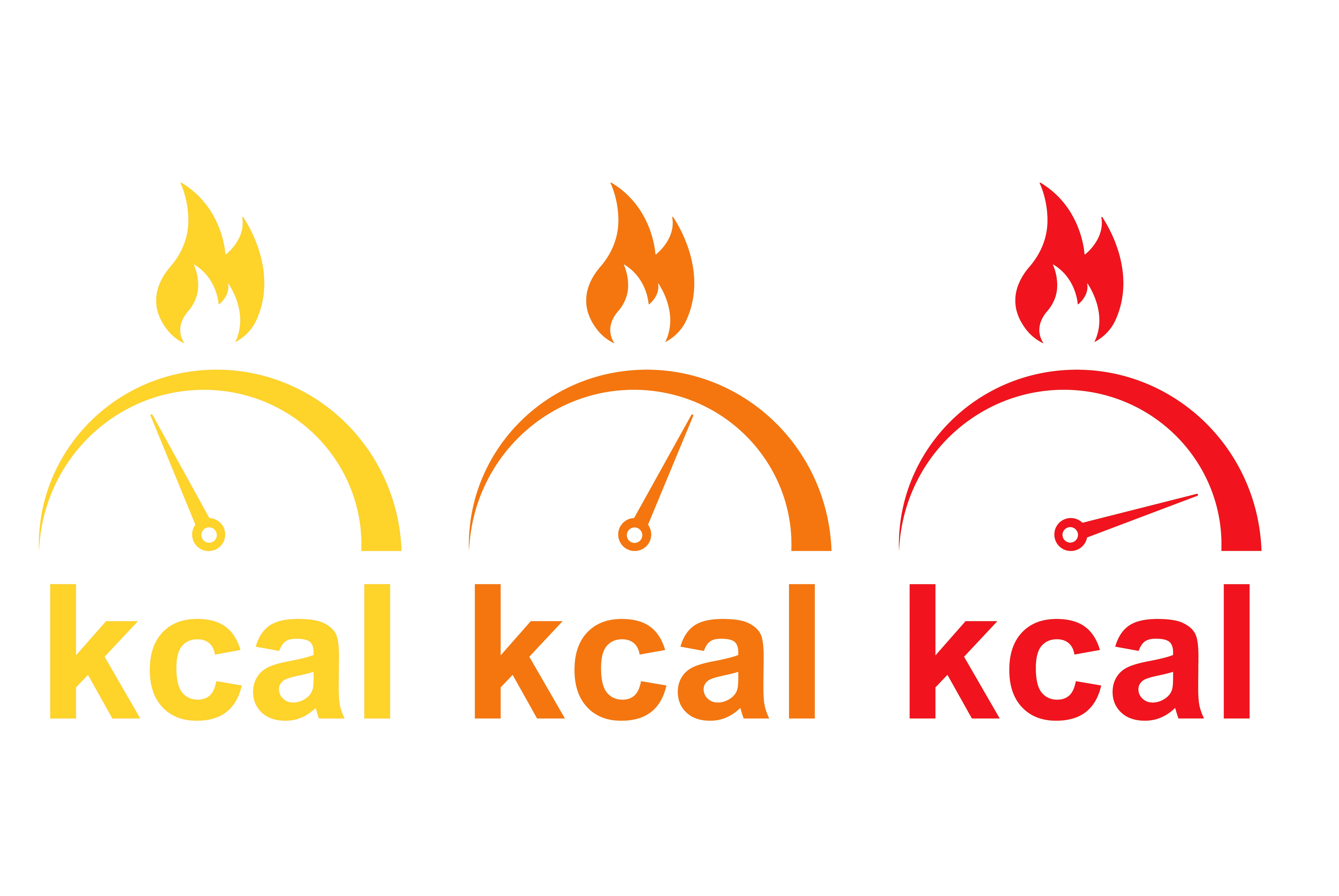 picture showing calories written in short form