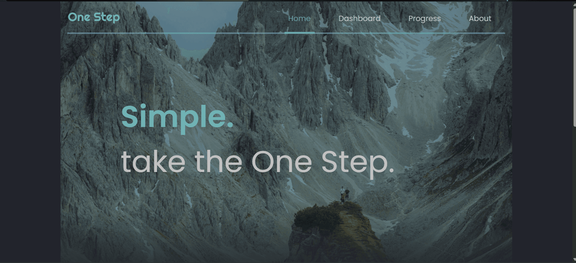 website screenshot 1