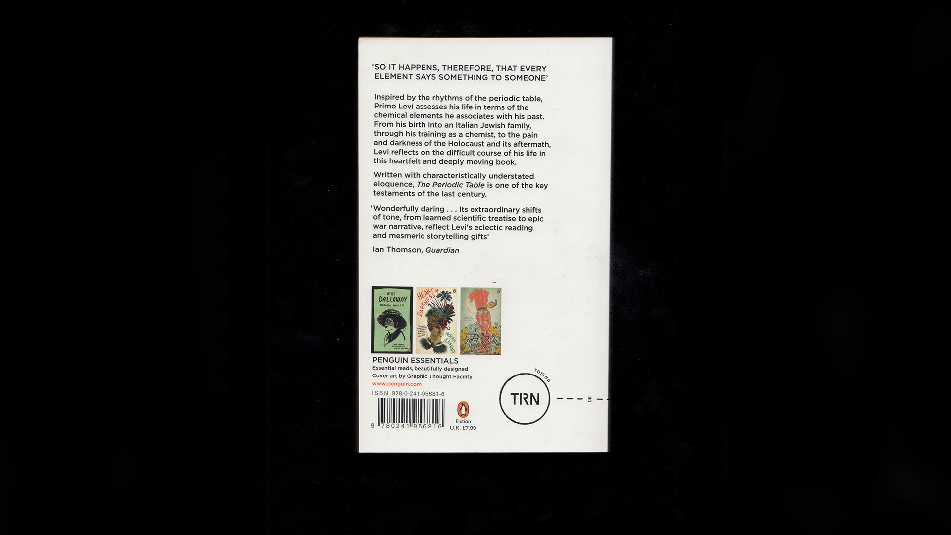 Primo Levi — The Periodic Table