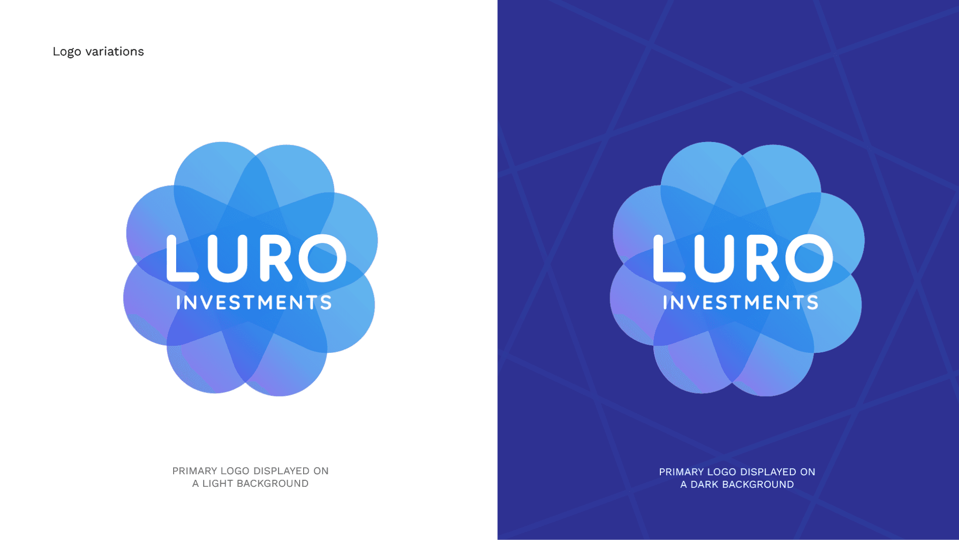 Luro Investments logo design