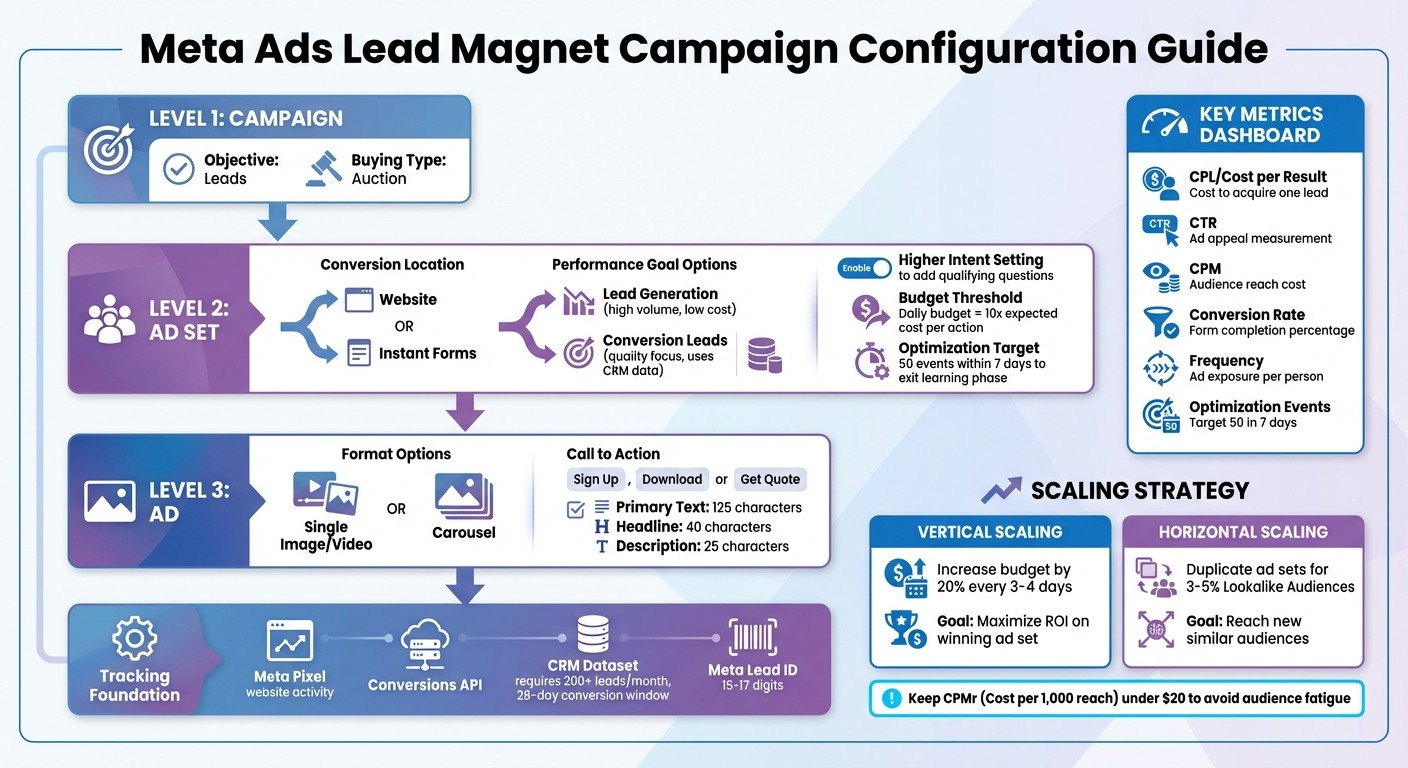 Meta Ads Lead Magnet Campaign Setup: Complete Configuration Guide