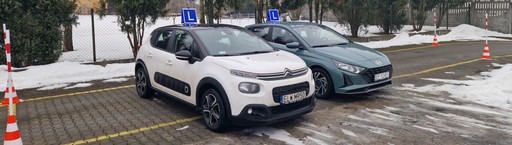 Kursanci OSK Szybcy i Wściekli w Bielsku – zdjęcie kursantów podczas nauki jazdy w szkole jazdy.