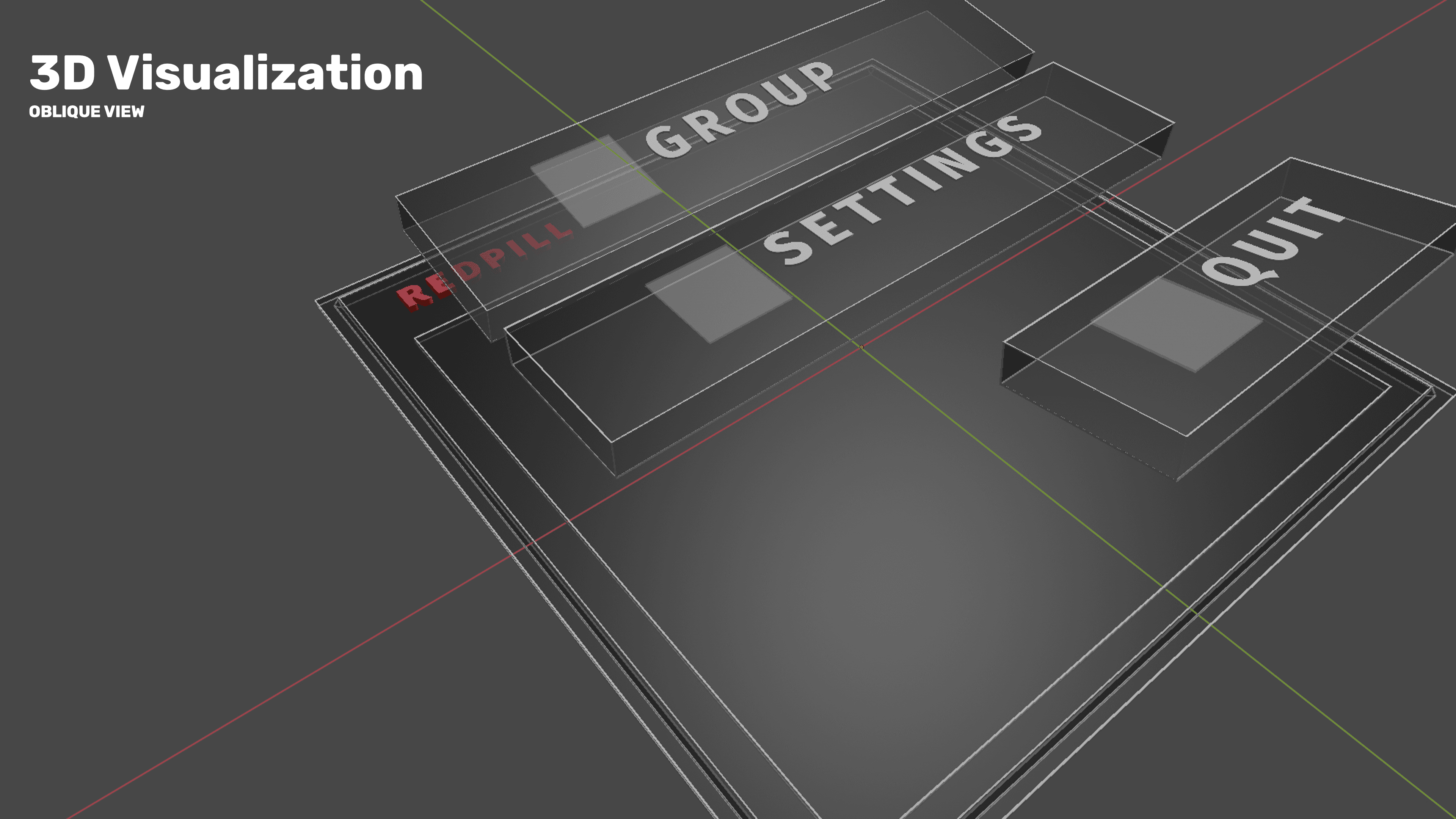 Wrist menu mockup • VR project • RedPillVR