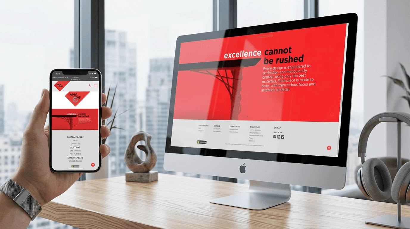 Amazng Furniture & Accessories | Digital-First Brand Identity for a premium Indian furniture brand