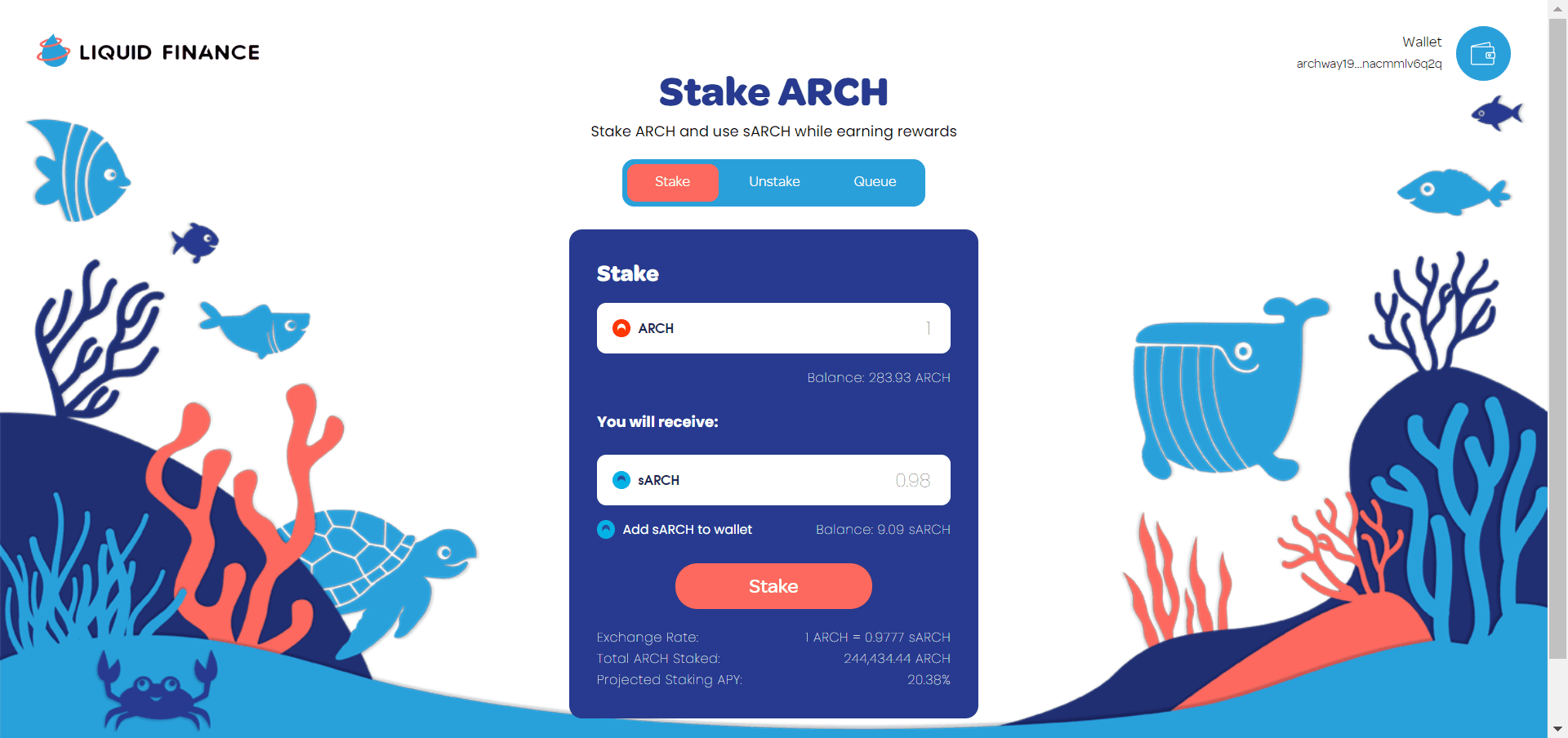 Stake ARCH