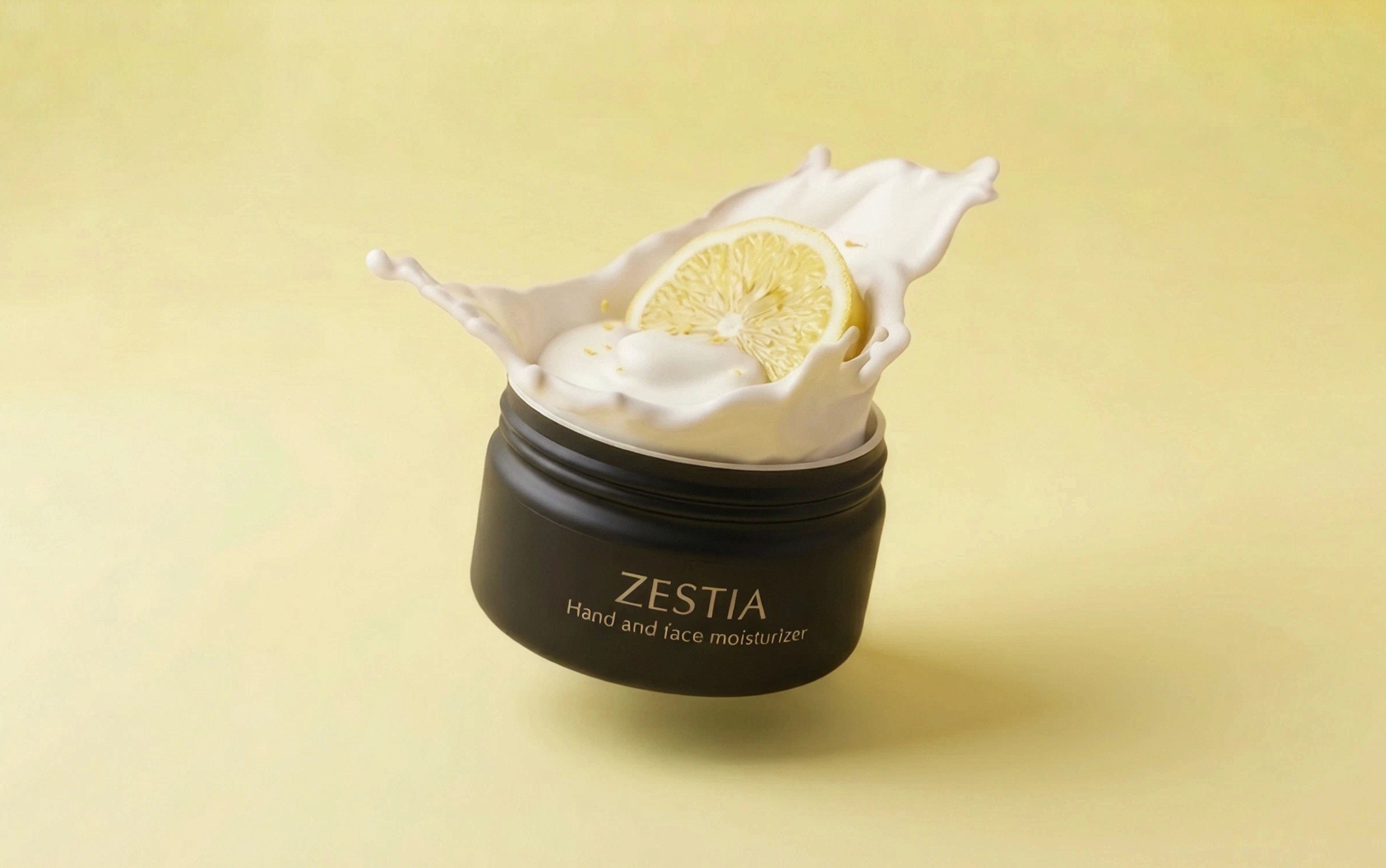 Zestia lemon hand and face moisturizer